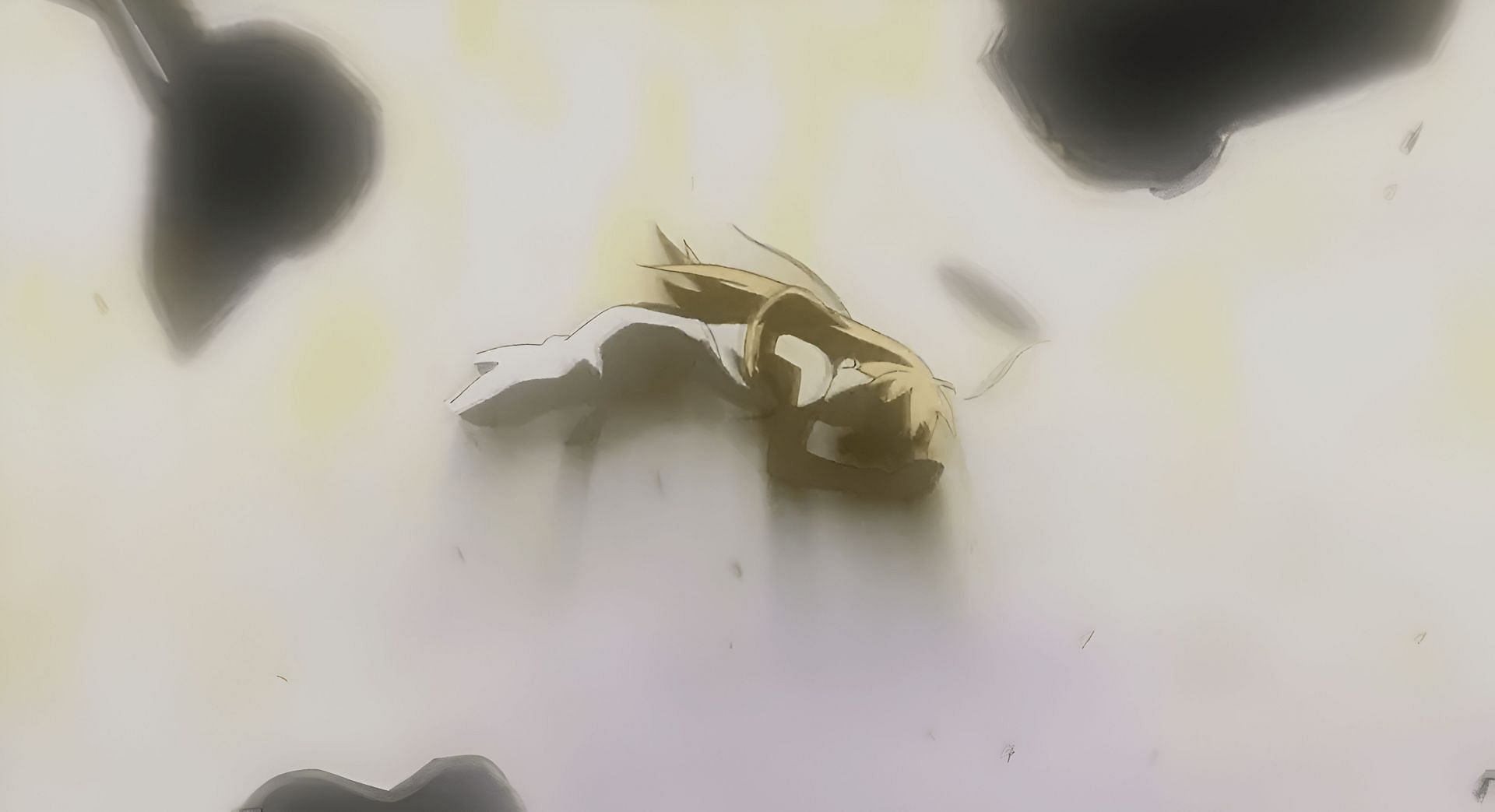 The illusionary world being destroyed after Tomoya's wish (Image via KyoAni)